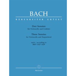 Three Sonatas - Bach, Johann Sebastian