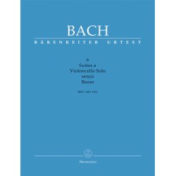 6 Suites a Violoncello Solo senza Basso - Bach, Johann Sebastian