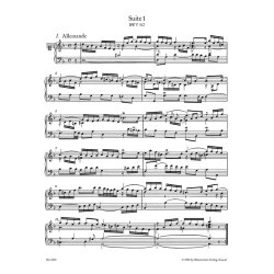 The Six French Suites / Two Suites in A minor and E-flat major - Bach, Johann Sebastian