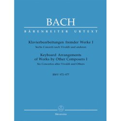 Keyboard Arrangements of Works by Other Composers - Bach, Johann Sebastian