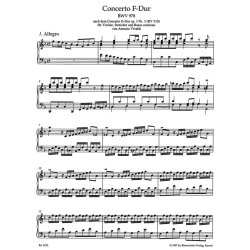Keyboard Arrangements of Works by Other Composers - Bach, Johann Sebastian