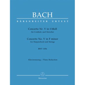 Concerto For Harpsichord No.5 In F Minor : for Harpsichord and Strings