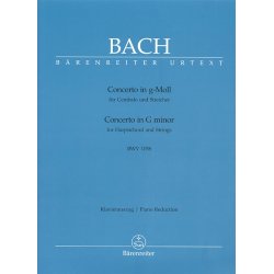 Concerto for Harpsichord and Strings : G minor BWV 1058