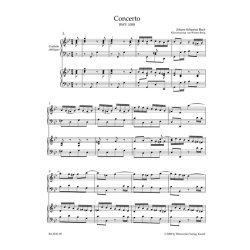 Concerto for Harpsichord and Strings : G minor BWV 1058