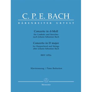 Harpsichord Concerto D Minor Bwv 1052A