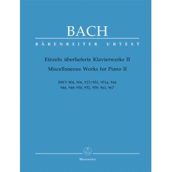 Miscellaneous Works for Piano - Bach, Johann Sebastian