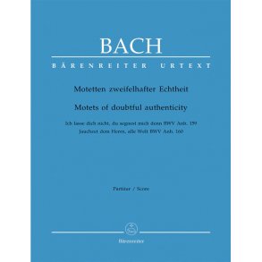 Motets Of Doubtful Authenticity BWV Anh. 159/160