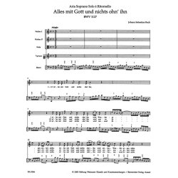 Alles mit Gott und nichts ohn' ihn - Bach, Johann Sebastian
