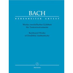 Keyboard Works of Doubtful Authenticity - Bach, Johann Sebastian