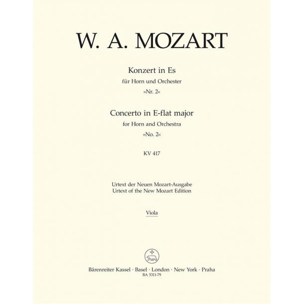 Horn Concerto in E-flat major No. 2 : KV 417