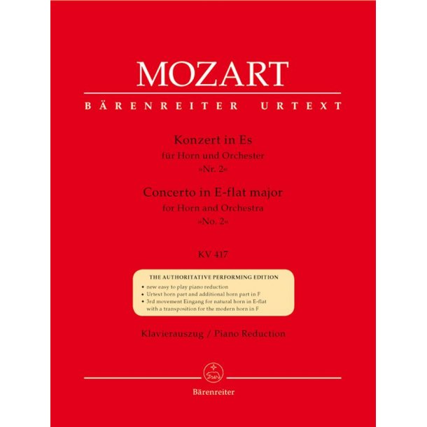 Horn Concerto in E-flat major No. 2 : KV 417