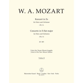 Horn Concerto in E-flat major No. 4 : KV 495