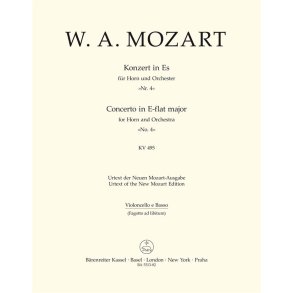 Horn Concerto in E-flat major No. 4 : KV 495