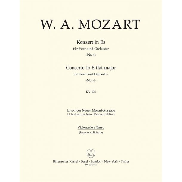 Horn Concerto in E-flat major No. 4 : KV 495