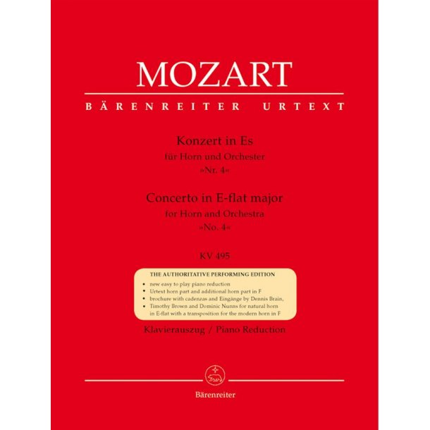 Horn Concerto in E-flat major No. 4 : KV 495