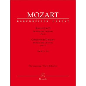 Concerto in D major for Horn and Orchestra No. 1 : KV 412 + 514 (386b)