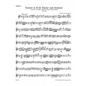 Piano Concerto No. 6 in B-flat major KV 238