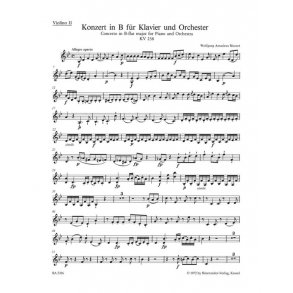 Piano Concerto No. 6 in B-flat major KV 238