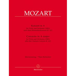 Concerto for Viola and Orchestra A major : for Viola and Orchestra