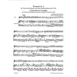 Concerto for Viola and Orchestra A major : for Viola and Orchestra