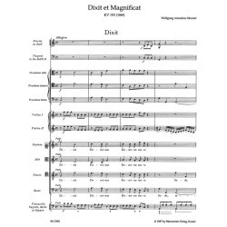 Dixit et Magnificat - Mozart, Wolfgang Amadeus