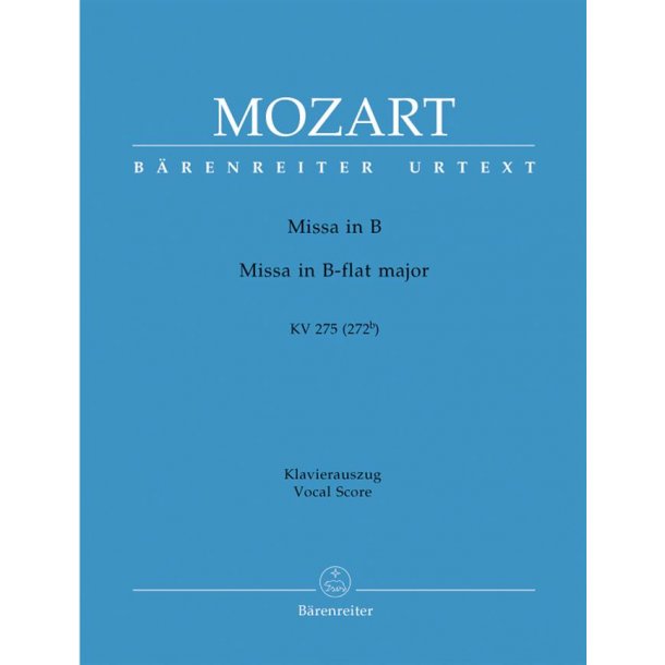 Missa Brevis In B Flat K. 275