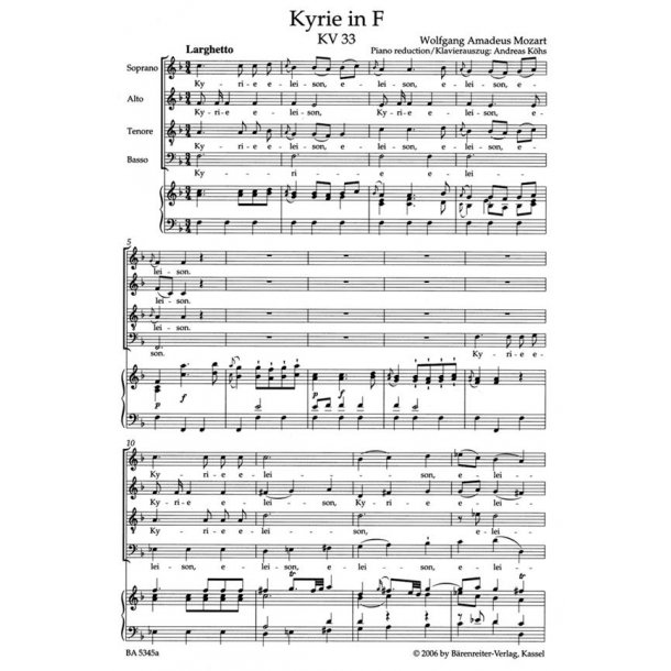 Kyrie - Mozart, Wolfgang Amadeus