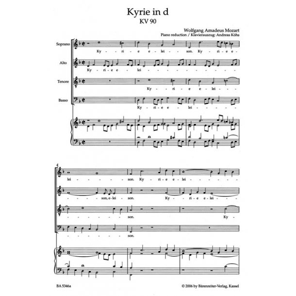 Kyrie - Mozart, Wolfgang Amadeus