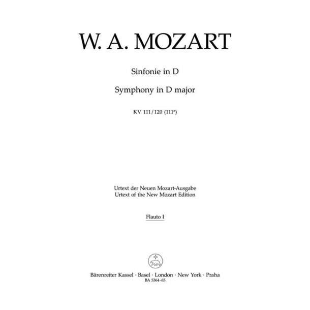 Symphony - Mozart, Wolfgang Amadeus