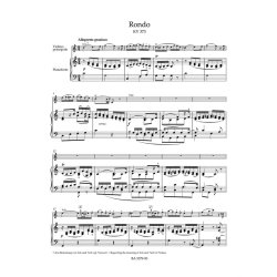 Single Movements for Violin and Orchestra