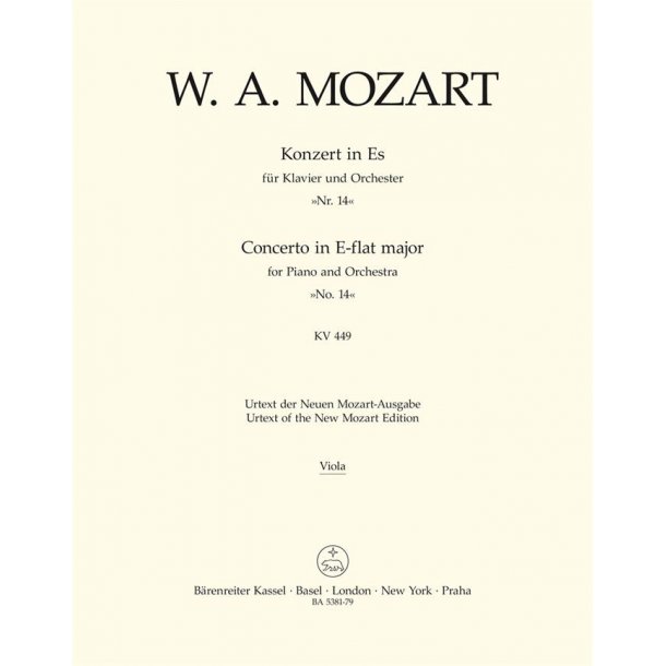 Piano Concerto No. 14 in E-flat major K. 449