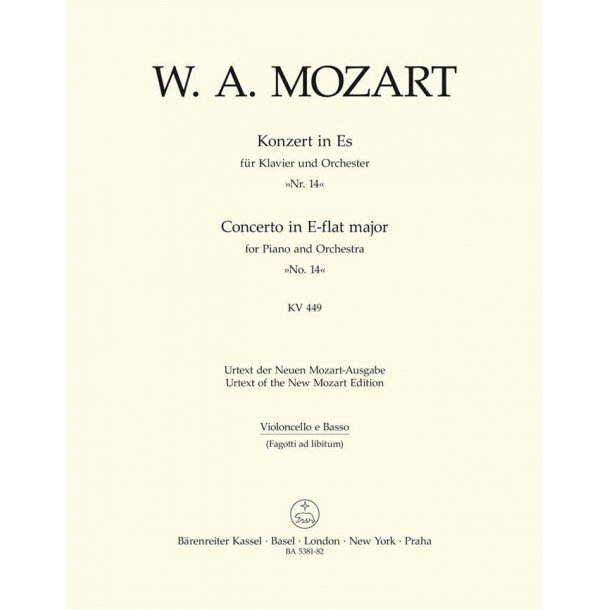 Piano Concerto No. 14 in E-flat major K. 449