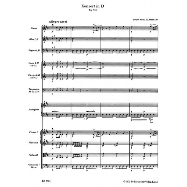 Concerto - Mozart, Wolfgang Amadeus