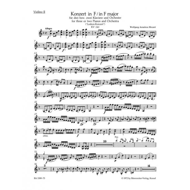 Concerto : Lodron Concerto