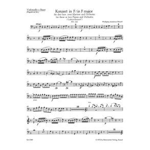 Concerto : Violoncello or Contrabass