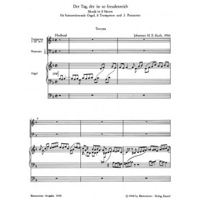 Der Tag, der ist so freudenreich - Koch, Johannes H. E.