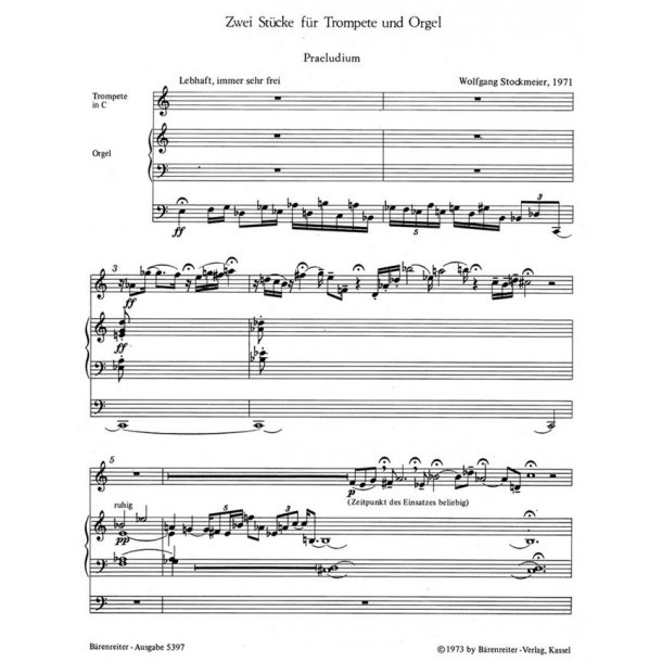 Two Pieces - Stockmeier, Wolfgang