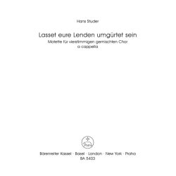 Lasset eure Lenden umgurtet sein : Motette