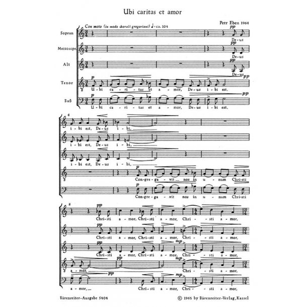 Ubi caritas et amor : Antiphon for the Washing of the Feet on Holy Thursday