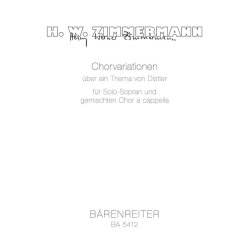 Chorvariationen ueber ein Thema von Hugo Distler