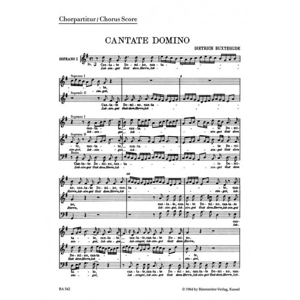 Cantate domino - Lobsinget Gott, dem Herrn