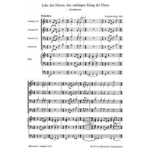 Lobe den Herren, den mächtigen König der Ehren - Zipp, Friedrich
