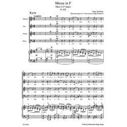 Missa F Major D 105