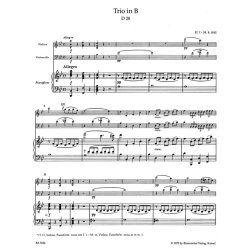 Trios - Schubert, Franz