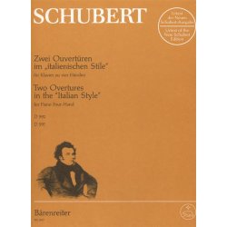 Zwei Ouvert&uuml;ren im "italienischen Stile" - Schubert, Franz