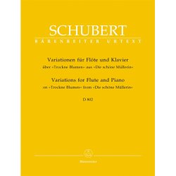 Variationen &uuml;ber "Trockne Blumen" - Schubert, Franz