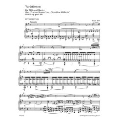 Variationen &uuml;ber "Trockne Blumen" - Schubert, Franz