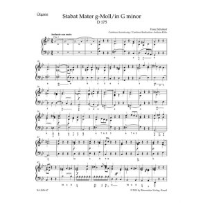 Stabat Mater in G minor : D 175