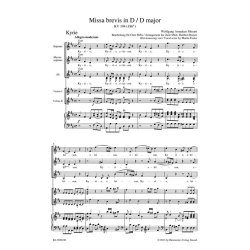 Missa brevis - Mozart, Wolfgang Amadeus