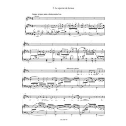 Les nuits d'&eacute;t&eacute; for solo voice and orchestra : op. 7 Hol. 81B / Six Songs